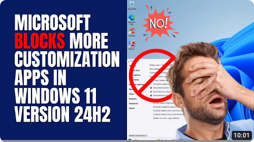 Microsoft Blocks Customization